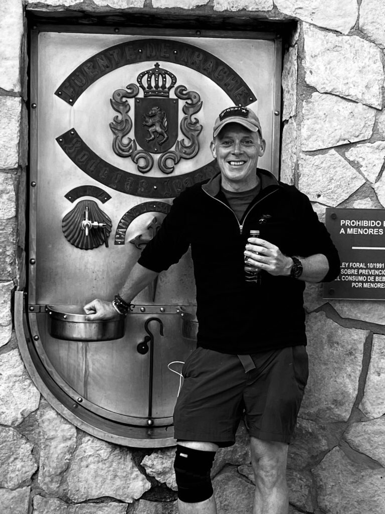 Free wine on the Camino