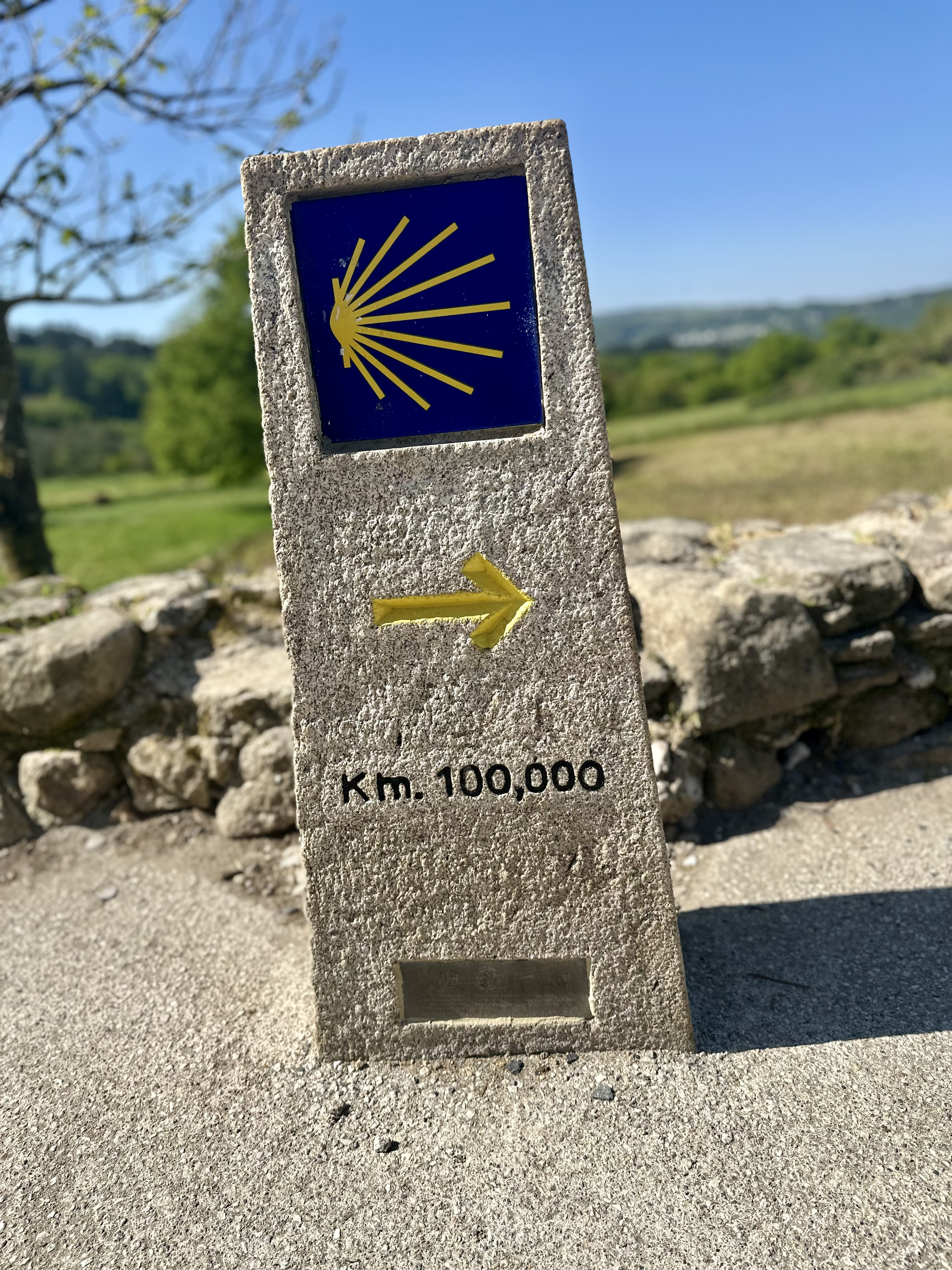 100 km marker