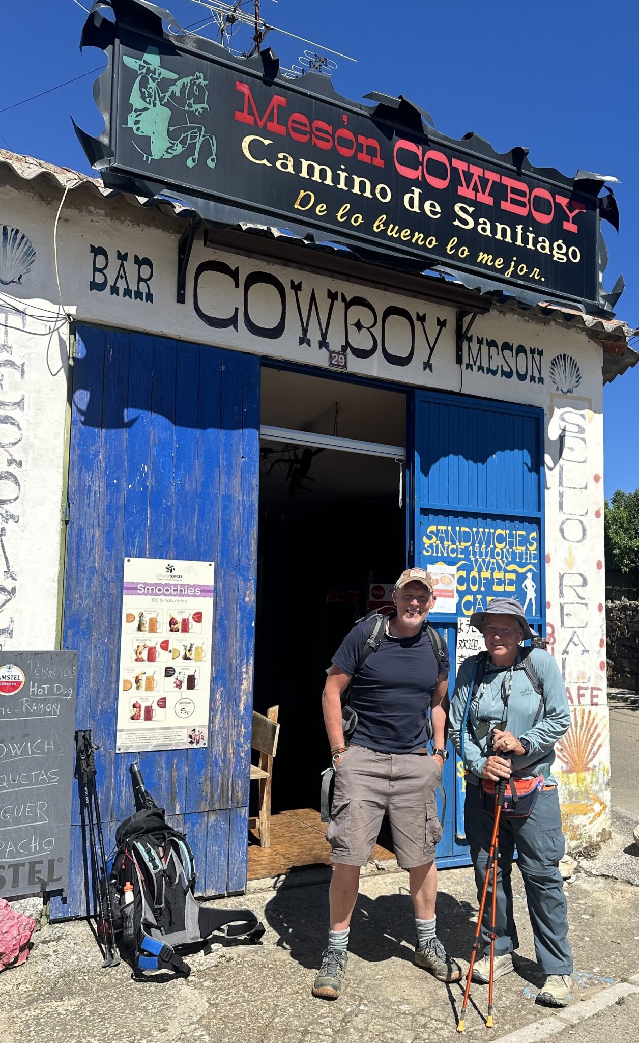 With Corey at the Cowboy Bar